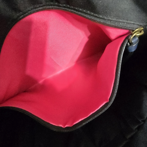 Elliot Lucca Indigo Blue Leather Convertivle Hobo Bag - Picture 6 of 15